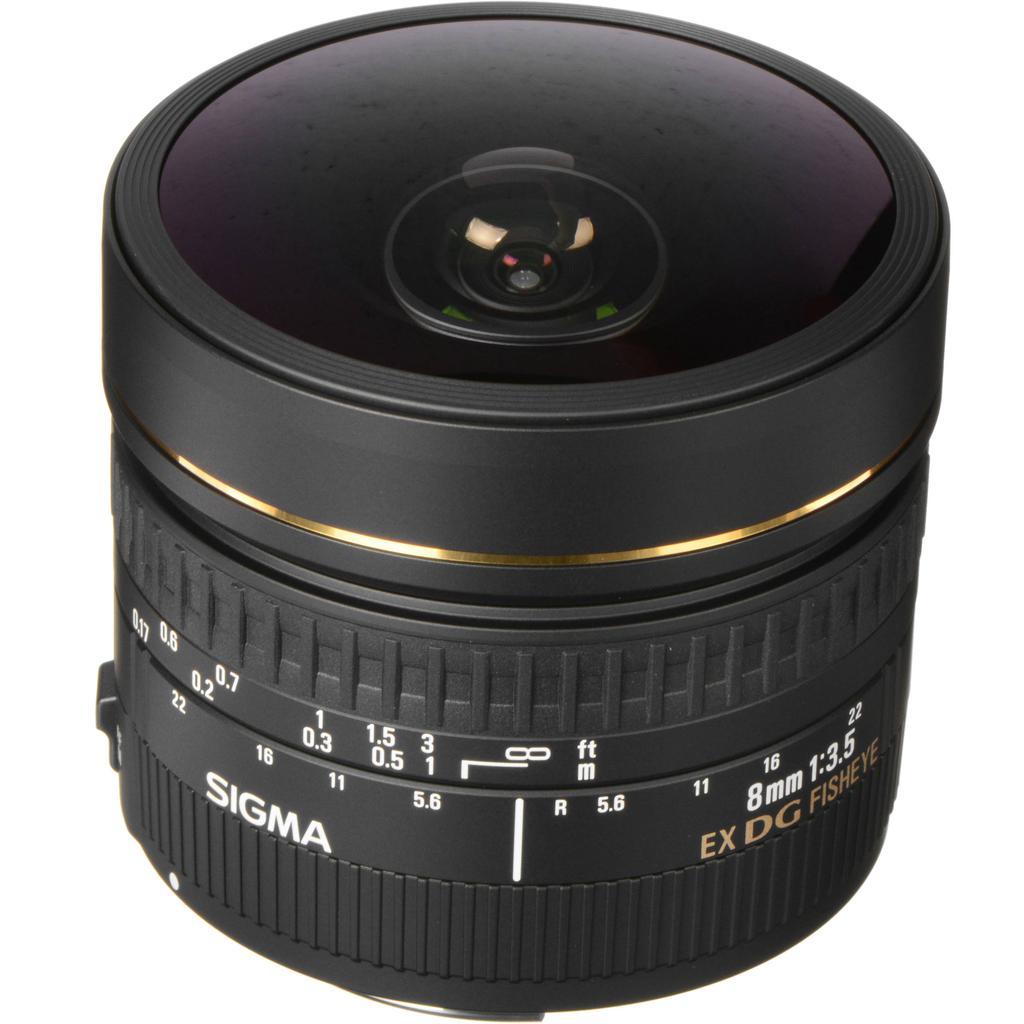 Objectif Sigma Canon EF 8mm f/3.5