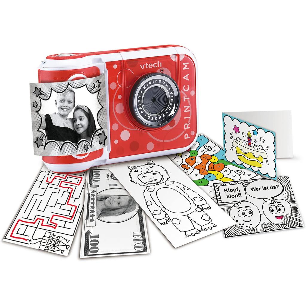 Vtech Kids Instantané Kidizoom Printcam - Rouge +