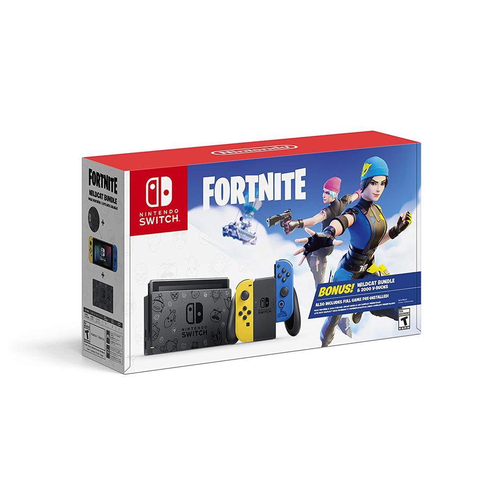 Nintendo Switch Fortniteモデル　ジャンク Switch 32GB - Black - Limited edition Fortnite + Fortnite | Back