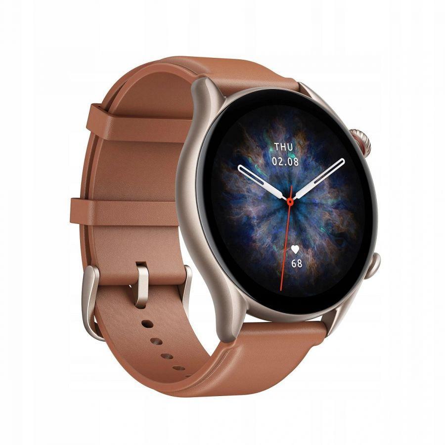 Montre Amazfit Cardio GPS Gtr 3 Pro - Marron