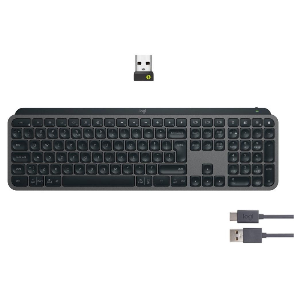 Clavier Logitech Qwerty Sans-Fil Rétroéclairé Mx Keys S