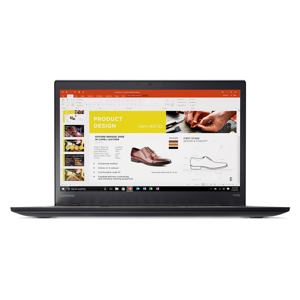 Lenovo ThinkPad T470S 14"" Core i5 2.4 GHz - SSD 1000 Go - 20 Go QWERTY - Espagnol