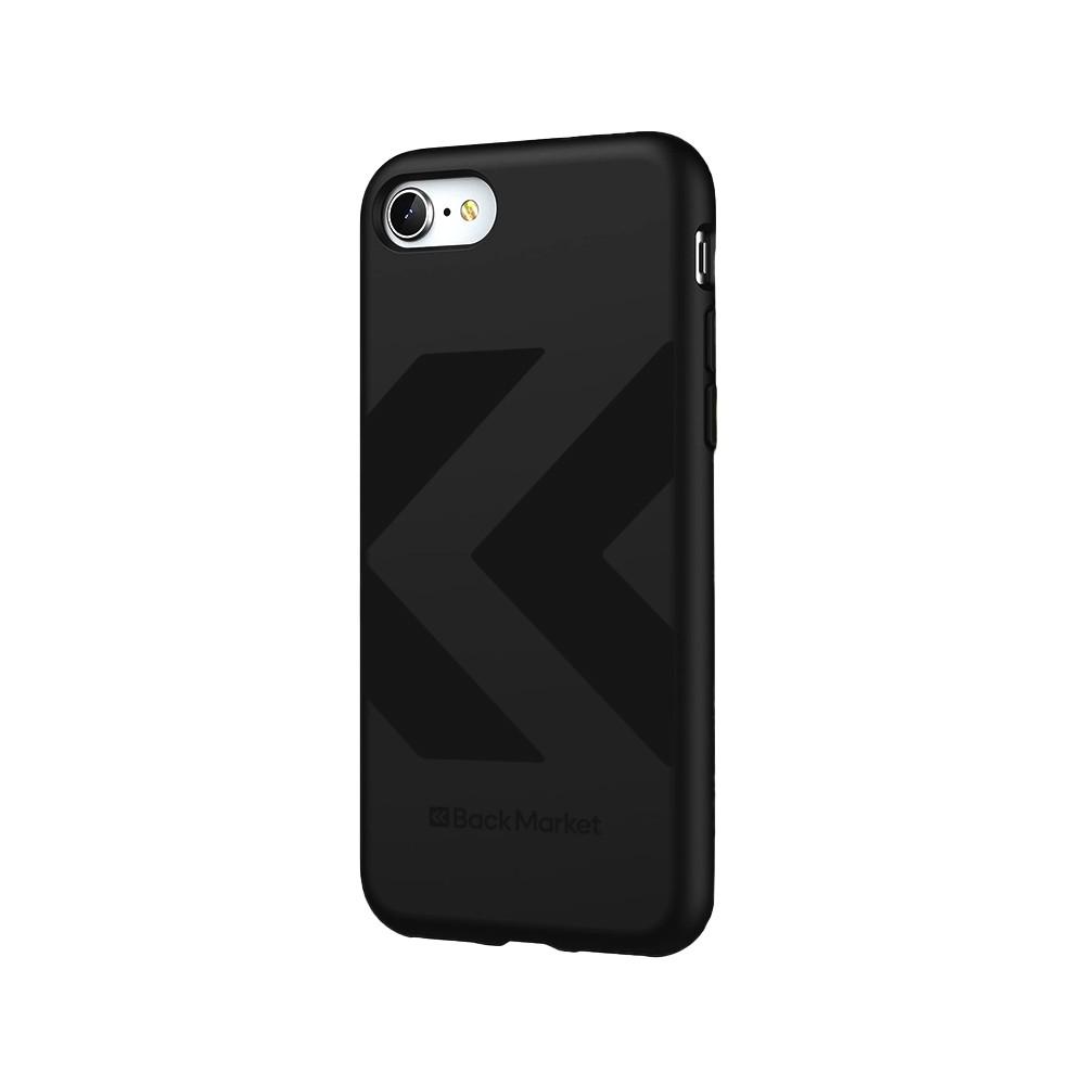 Coque Back Market iPhone 7/8/SE 2020/2022 et écran de protection Plastique recyclé Noir