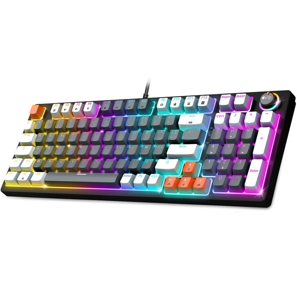 Clavier Spirit Of Gamer Azerty Français Rétroéclairé Xpert-K350