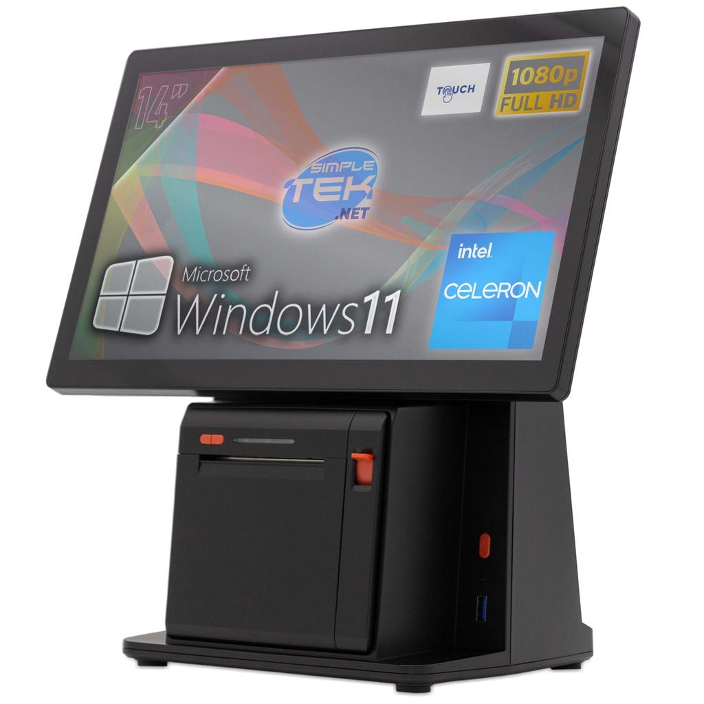 Simpletek 14.1 Touch Clrn 14" Celeron 2 Ghz - SSD 240 Go - 16 Go Qwerty - Italien