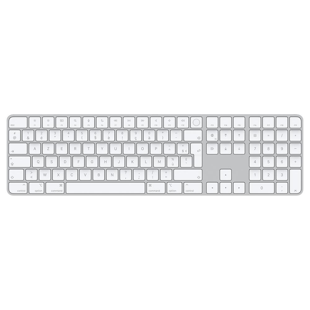 Apple Keyboard () Avec Pavé Numérique Sans Fil - Blanc - Qwerty - Hongrois