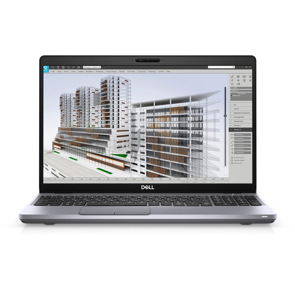 Dell Precision 3551 15" Core i7 2.6 Ghz - SSD 256 Go - 32Go Qwerty - Suédois