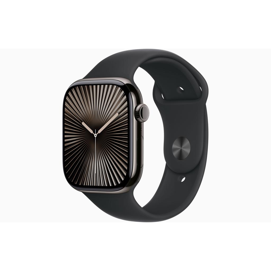 Acheter Apple Watch Series 10 (2024) GPS + Cellular 46 mm - Titane Ardoise - Bracelet sport Noir Reconditionné - 372,00 € Apple Watch Series 10 (2024) GPS + Cellular 46 mm - Titane Ardoise - Bracelet sport Noir Reconditionné - Apple reconditionné disponible sur Backmarket