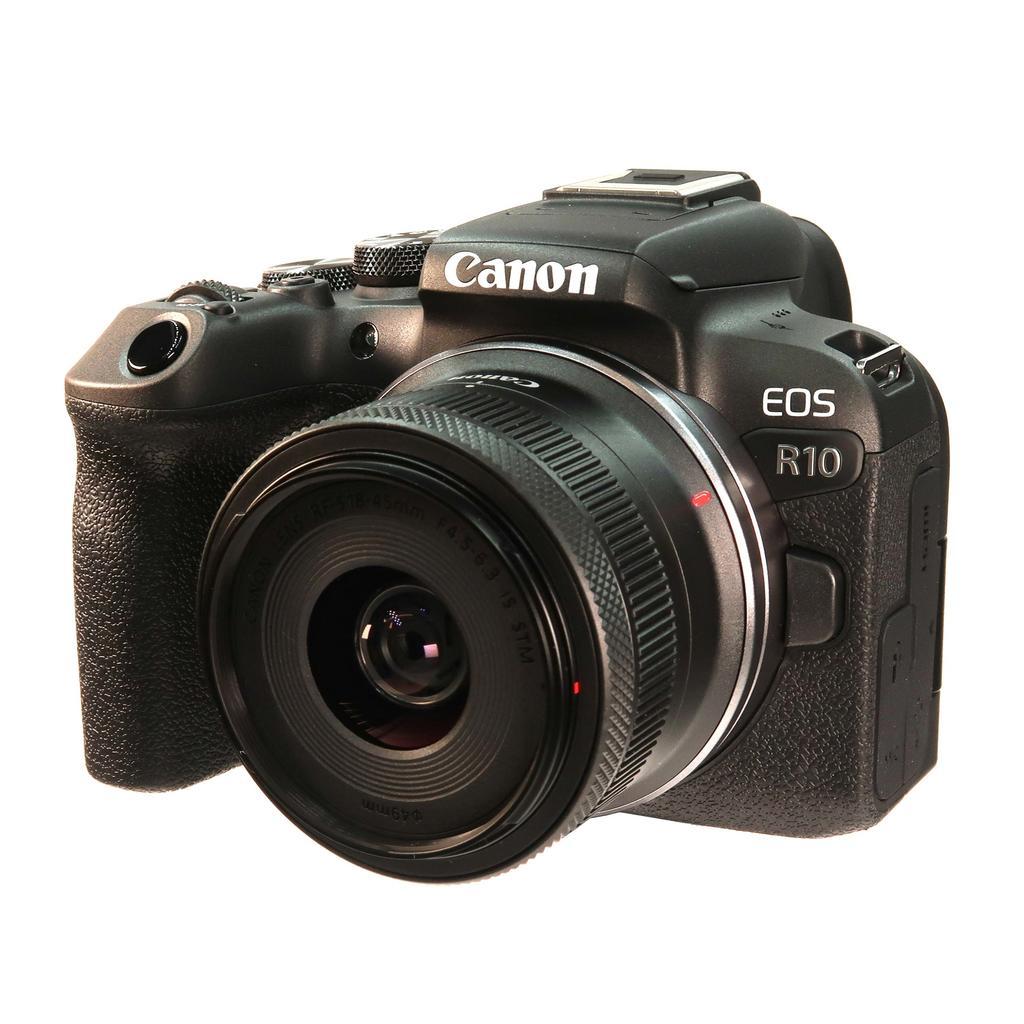 Canon EOS R10 - Black + Lens Canon RF-S18-45mm F4.5-6.3 | Back Market