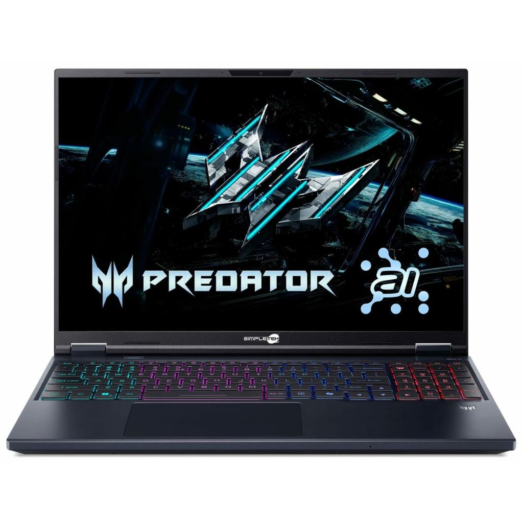 Acer Predator Helios Neo 16 Ai 16" Core Ultra 9 2.1 Ghz - SSD 1 Tb - 32 Go - Nvidia Geforce Rtx 5070 Ti Qwerty - Italien
