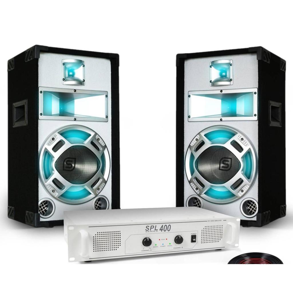 Enceintes, baffle et amplis DJ Skytec Max212 - Ensemble D'enceintes
