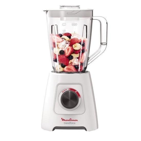 Blender Mixeur Moulinex Blendforce 2Llm420110 L - Blanc/Rouge
