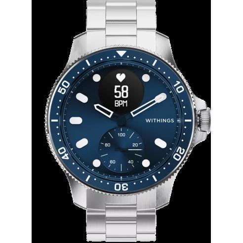 Montre Withings Cardio GPS Scanwatch Horizon - Bleu