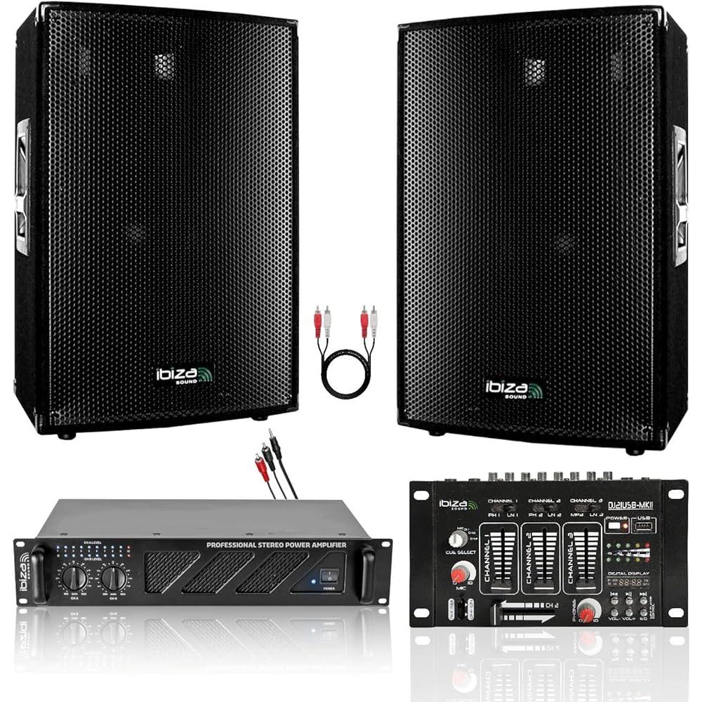 Enceintes sono IBIZA SOUND Reconditionné - Ibiza Sound reconditionné disponible sur Backmarket