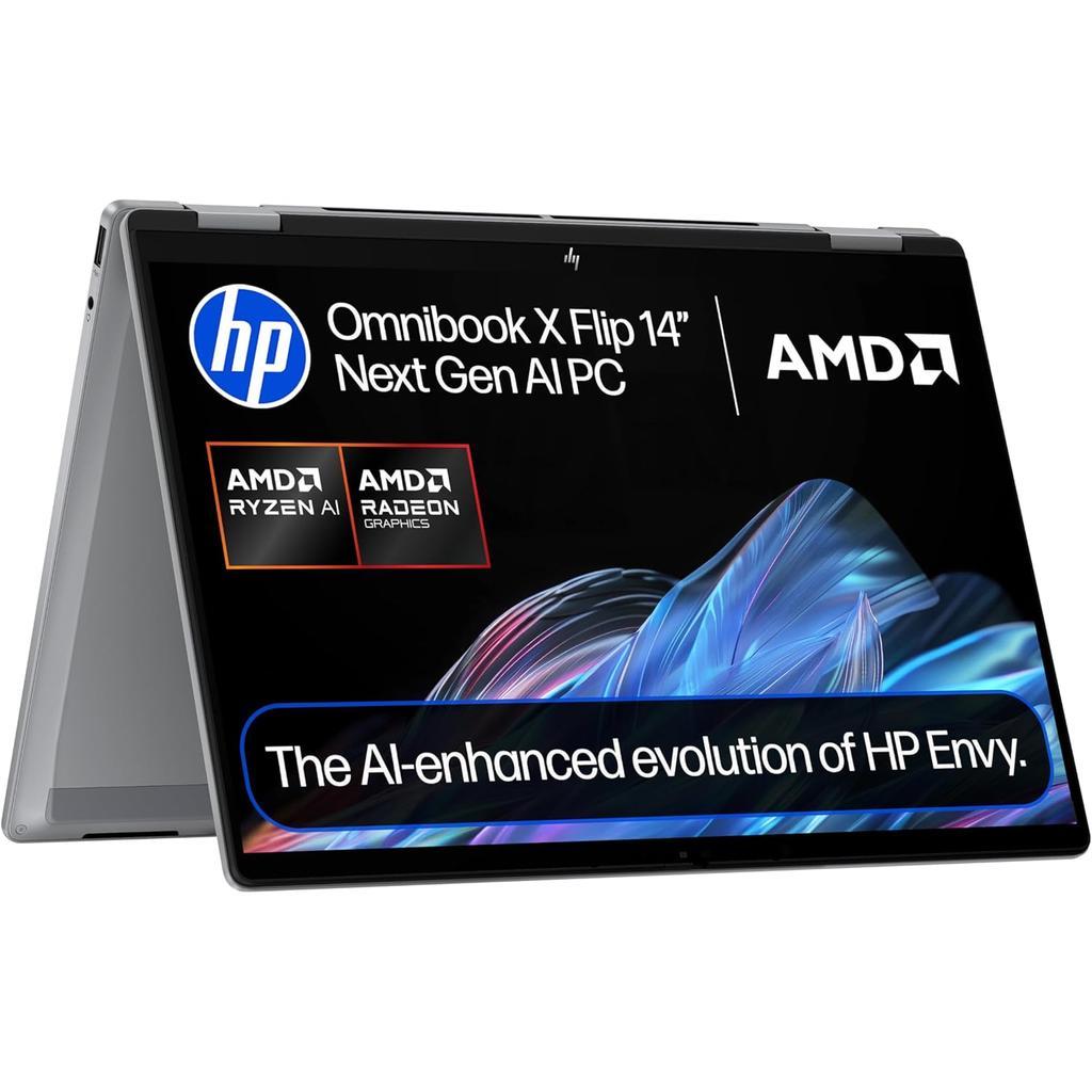 HP Omnibook X Flip Laptopngai 16-Ar0003Nf 16" Ryzen Ai 7 2 Ghz - SSD 512 Go - 16Go Azerty - Français