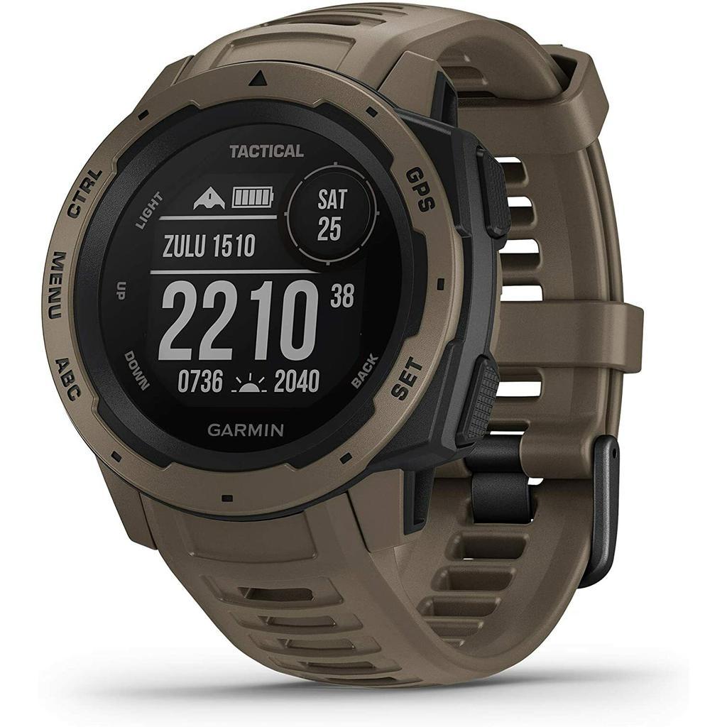 Montre Garmin Cardio GPS Instinct Tactical - Marron