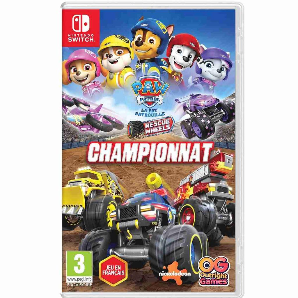 Bandai Namco Entertainment Paw Patrol La Pat Patrouille Rescue Wheels Championnat - Nintendo Switch