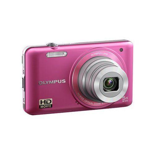 Compact VG-130 - Pink + Olympus Olympus Lens 5x Wide Optical Zoom