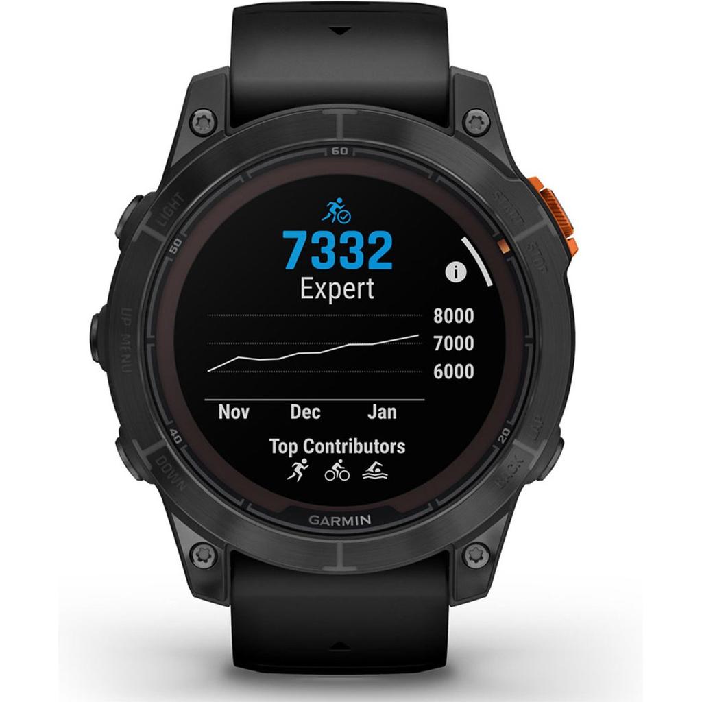 Montre Garmin Cardio GPS Fenix 7 Pro Solar - Noir