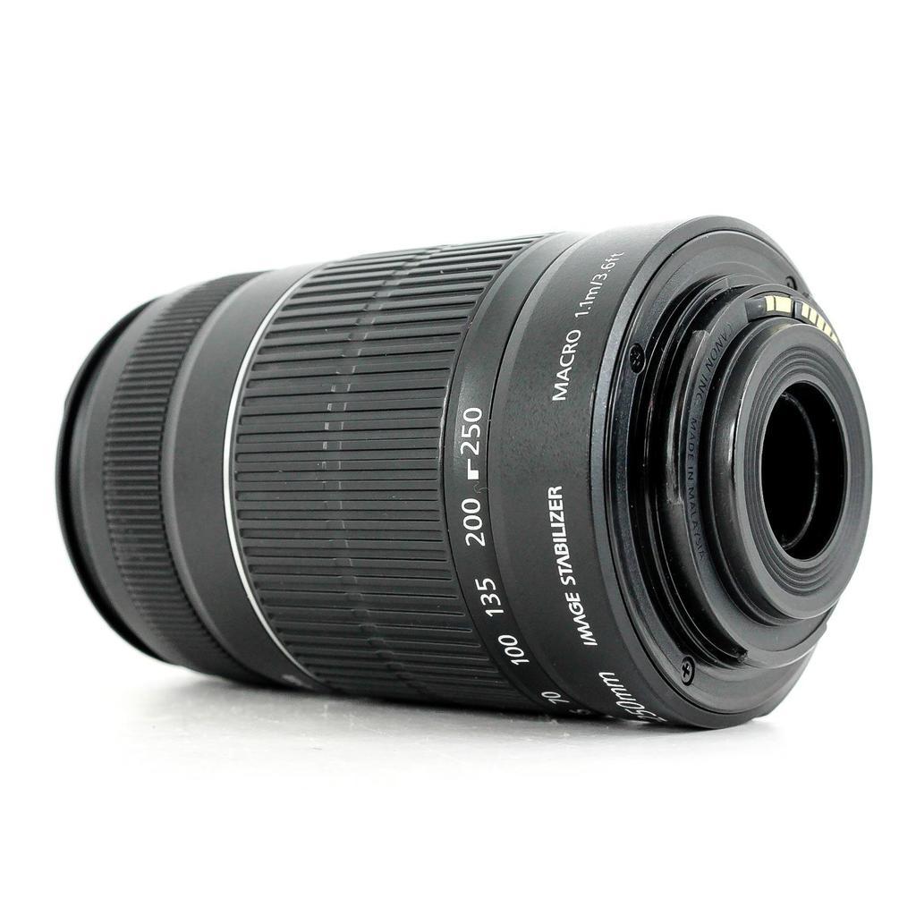 Objectif Canon EFS 55250mm f/45.6 IS II Canon EFS 55250mm f/45.6 Back Market