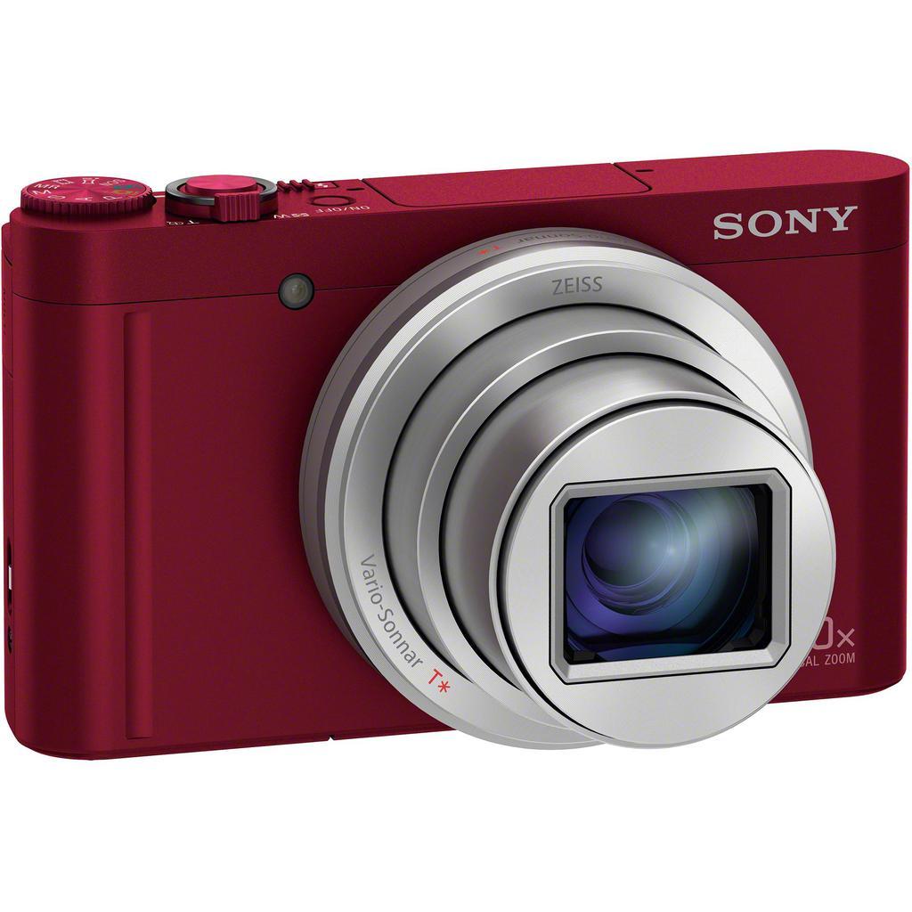 Compact Cybershot Dsc-Wx500 - Rouge + Sony Vario-Sonnar Zeiss 4.1-123Mm F/3.5-6.4 F/3.5-6.4