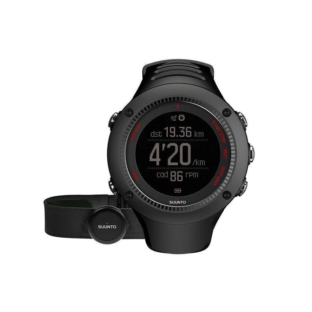 Montre Suunto Cardio GPS Ambit3 Run HR - Noir Reconditionné - Suunto reconditionné disponible sur Backmarket