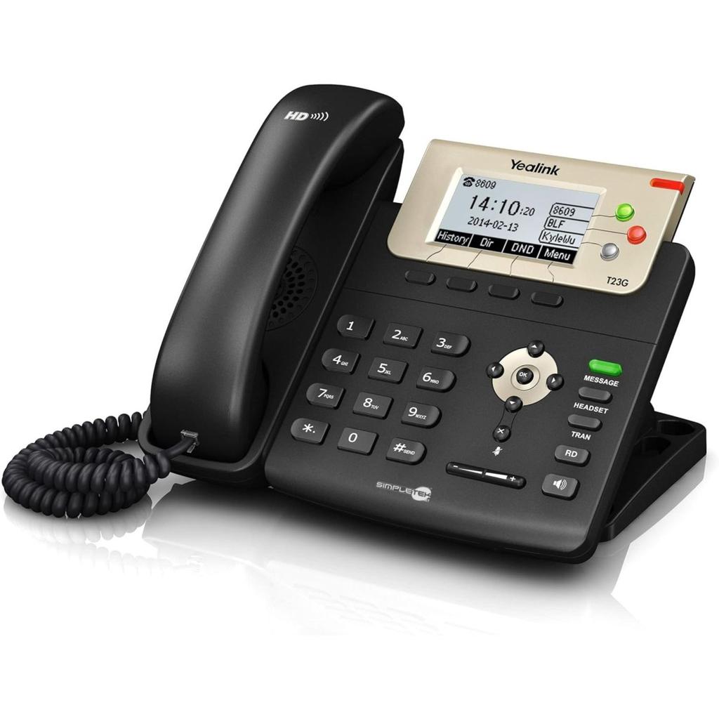 Téléphone Fixe Yealink 3-Line Professional Gigabit Ip Telephone