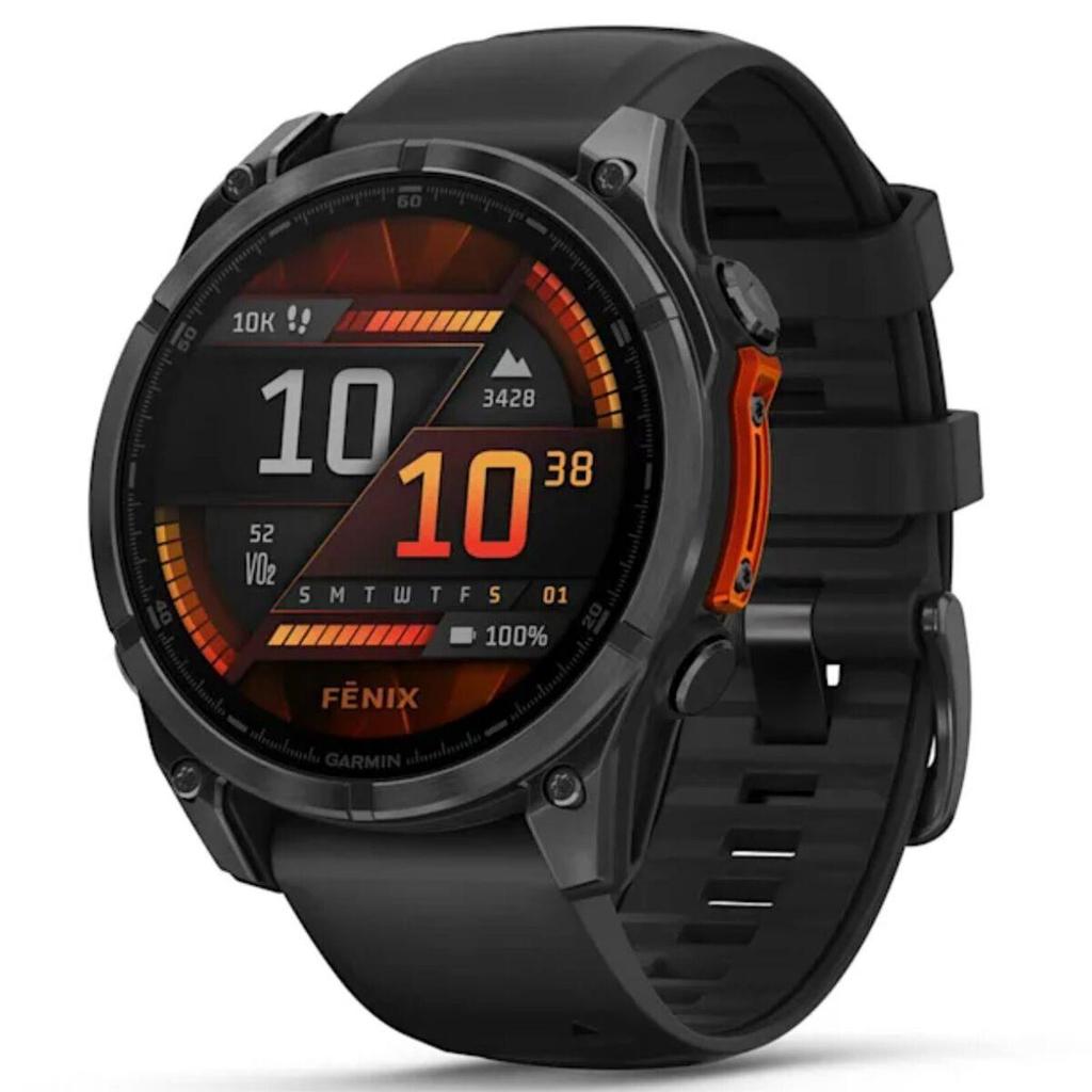 Montre Garmin Cardio GPS Fenix 8 - Noir