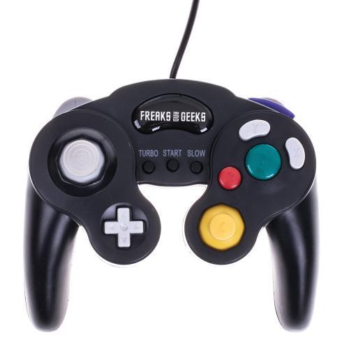 Manette Gamecube Freaks And Geeks Manette Noire Wii/Gc