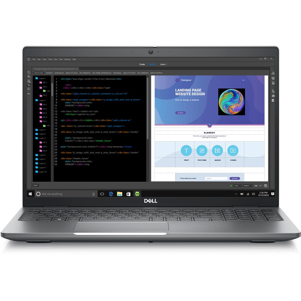 Dell Precision 3580 15" Core i7 2.2 Ghz - SSD 512 Go - 16 Go Azerty - Français