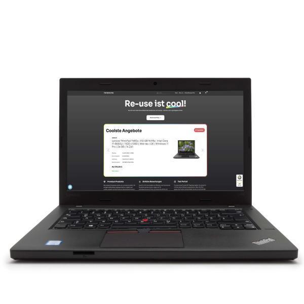 Lenovo Thinkpad L470 14" Core I7 2.7 Ghz - Ssd 256 Go - 8 Go Qwertz - Allemand