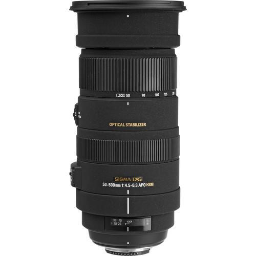 Objectif Sigma Ef 50-500Mm F/4.5-6.3 Dg Apo Hsm Ef 50-500Mm F/4.5-6.3