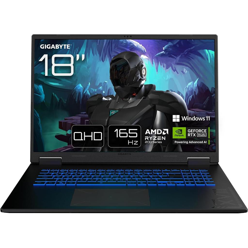 Gigabyte Gaming A18 3Whk3Dec64Sh 18" Ghz - SSD 1 Tb - 32 Go - Nvidia Geforce Rtx 5070 Max-Q Qwertz - Allemand