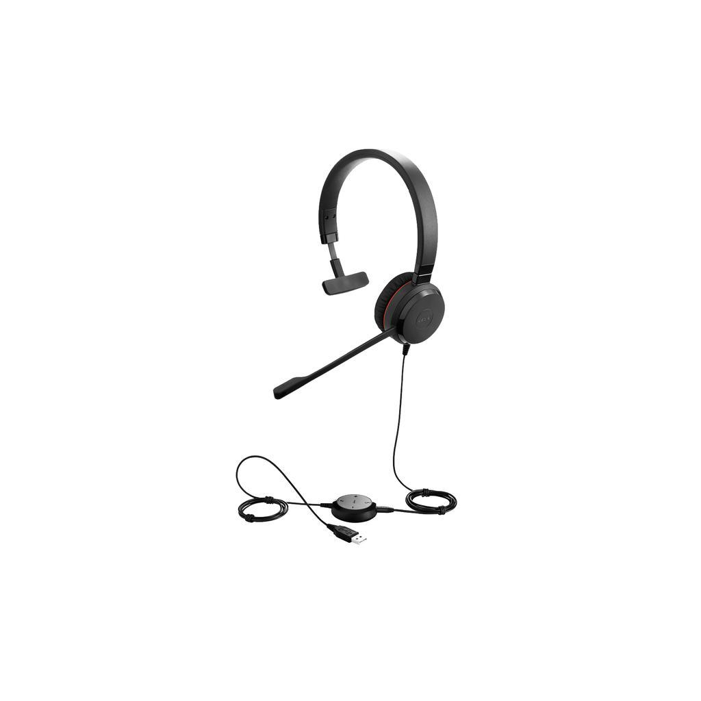 Jabra Evolve 30 II Noise cancelling Headphone with microphone Black