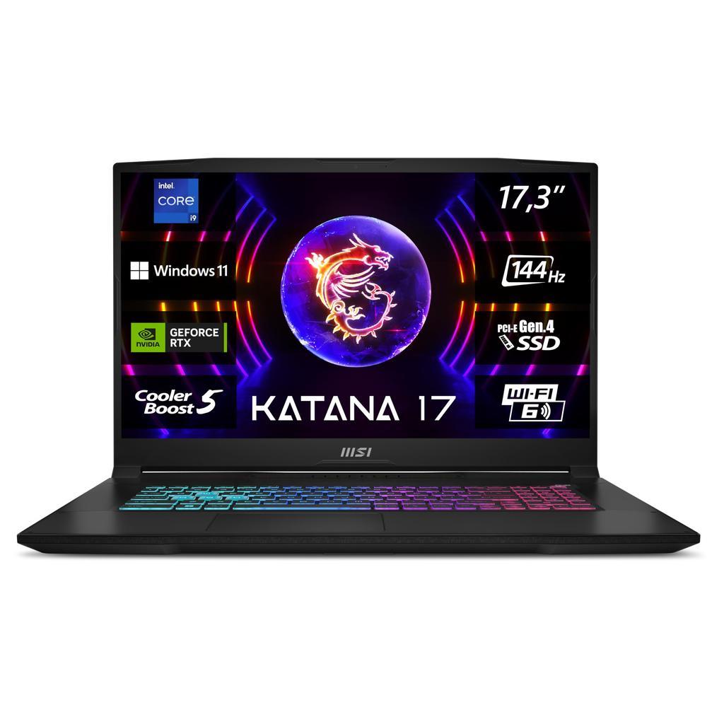 Msi Katana 17 B13Vfk-1043Xfr 17" Core i7 2.4 Ghz - SSD 1 Tb - 32 Go - Nvidia Geforce Rtx 4060 Azerty - Français
