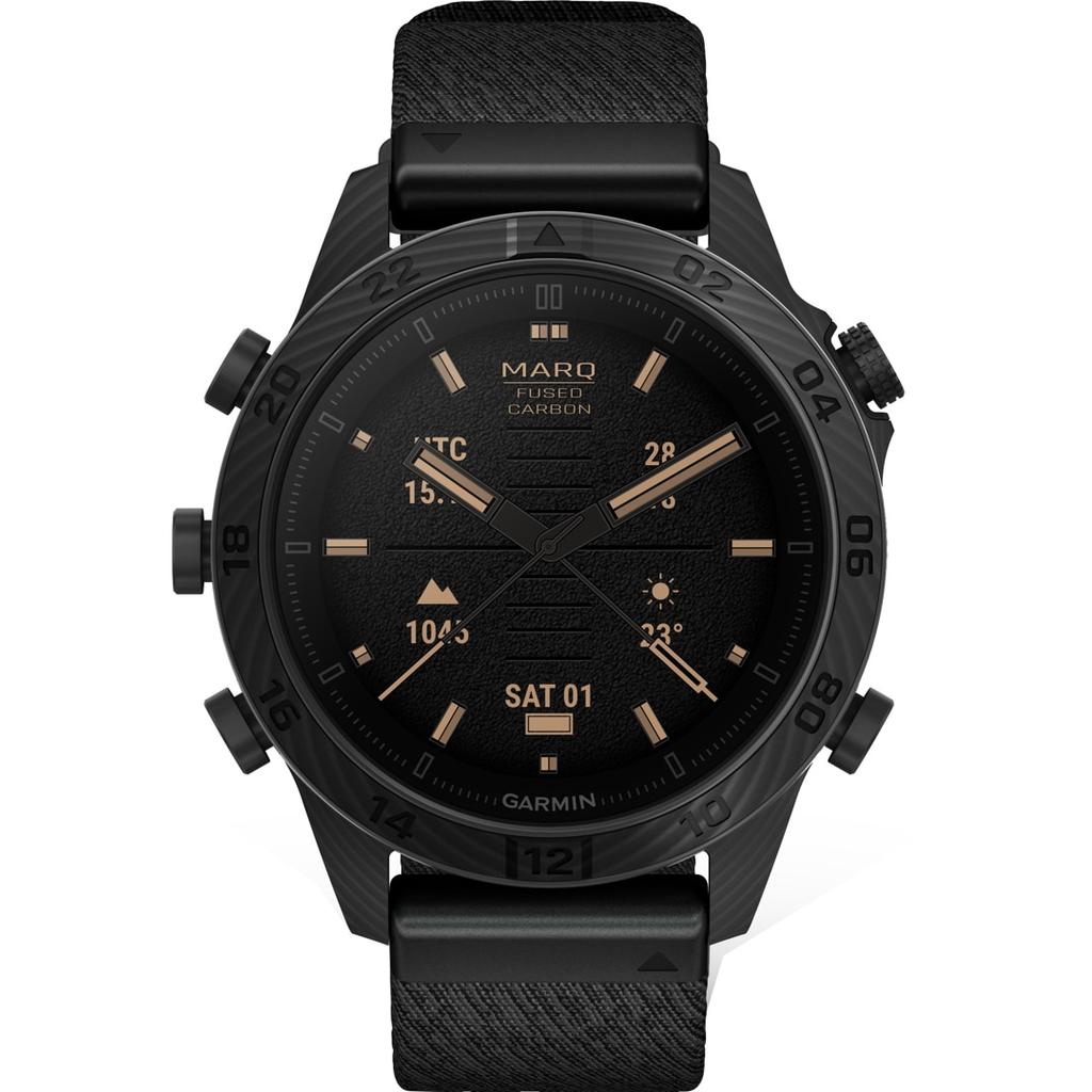 Montre Garmin Cardio GPS Marq 2 Commander - Noir