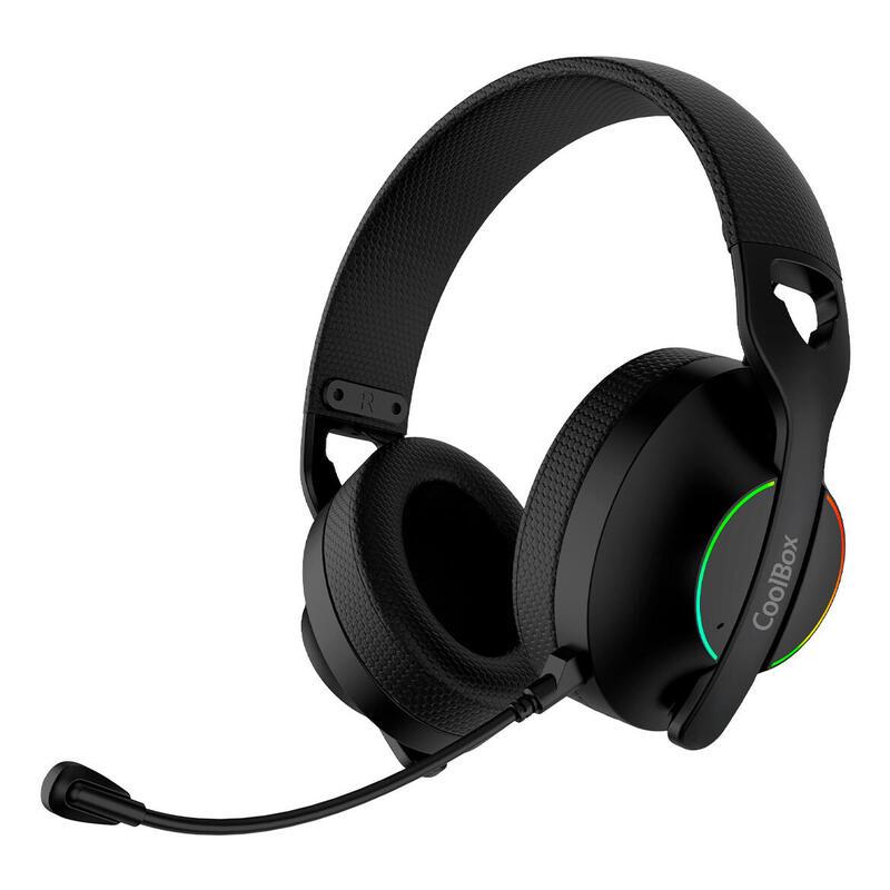 Casque Gaming Avec Micro Coolbox Wb01 Rf - Noir