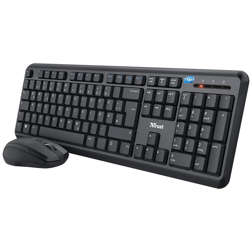 Clavier Trust Qwertz Allemand Sans-Fil Ymo 24080 With Nano-Usb Receiver