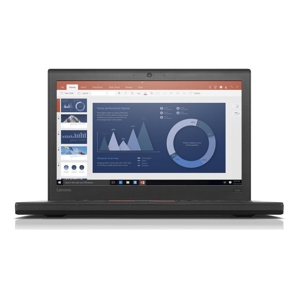 Lenovo ThinkPad X260 12-tum (2015) - Core i5-6200U - 16GB - SSD 1000 GB QWERTZ - Tysk