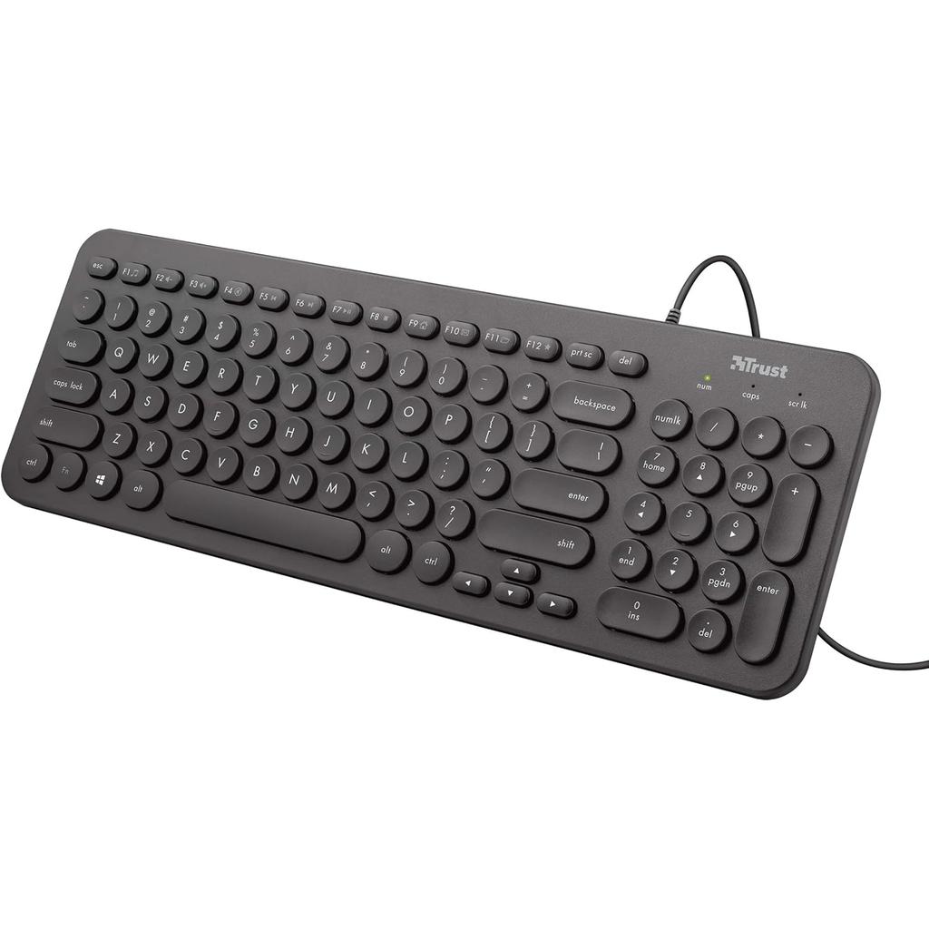 Clavier Trust Qwerty Espagnol Muto