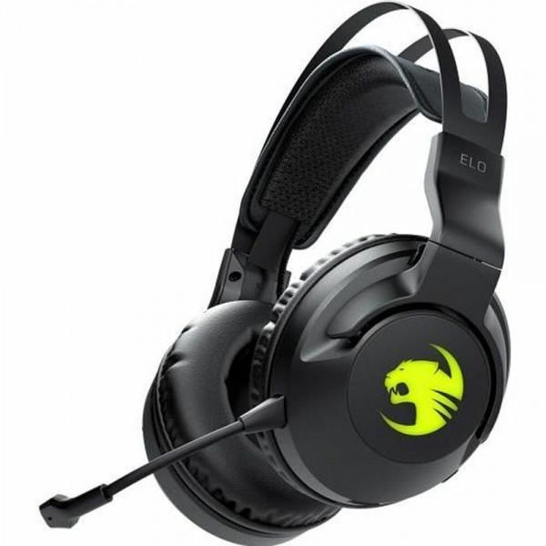 Cascos reducción de ruido gaming inalámbrico micrófono Roccat Elo 7.1 Air - Negro