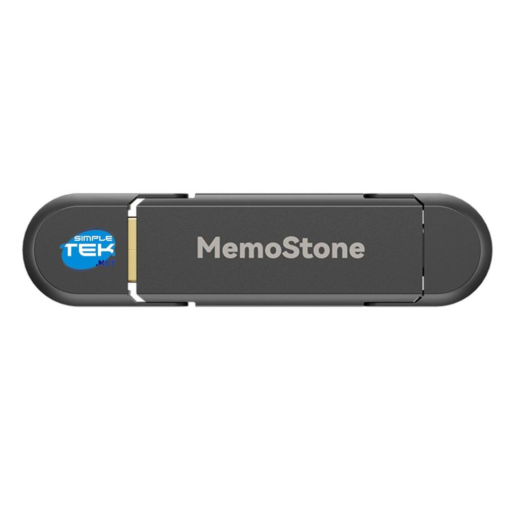 Disque Dur Externe Kingspec Memostone Us4 SSD Pen Drive, 540Mb/S Read - 430Mb/S Write - SSD 512Go Usb-A / Usb-C