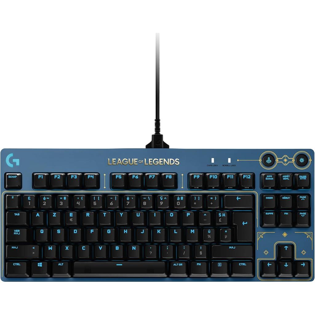 Clavier Logitech Azerty Français Rétroéclairé League Of Legends Yu0039