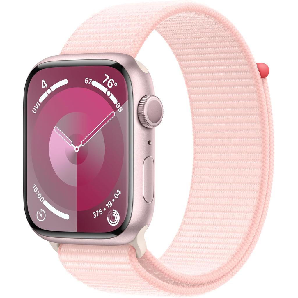 Apple Watch Series 9 (2023) GPS 41 mm - Aluminium Rose - Boucle sport Rose Reconditionné - Apple reconditionné disponible sur Backmarket