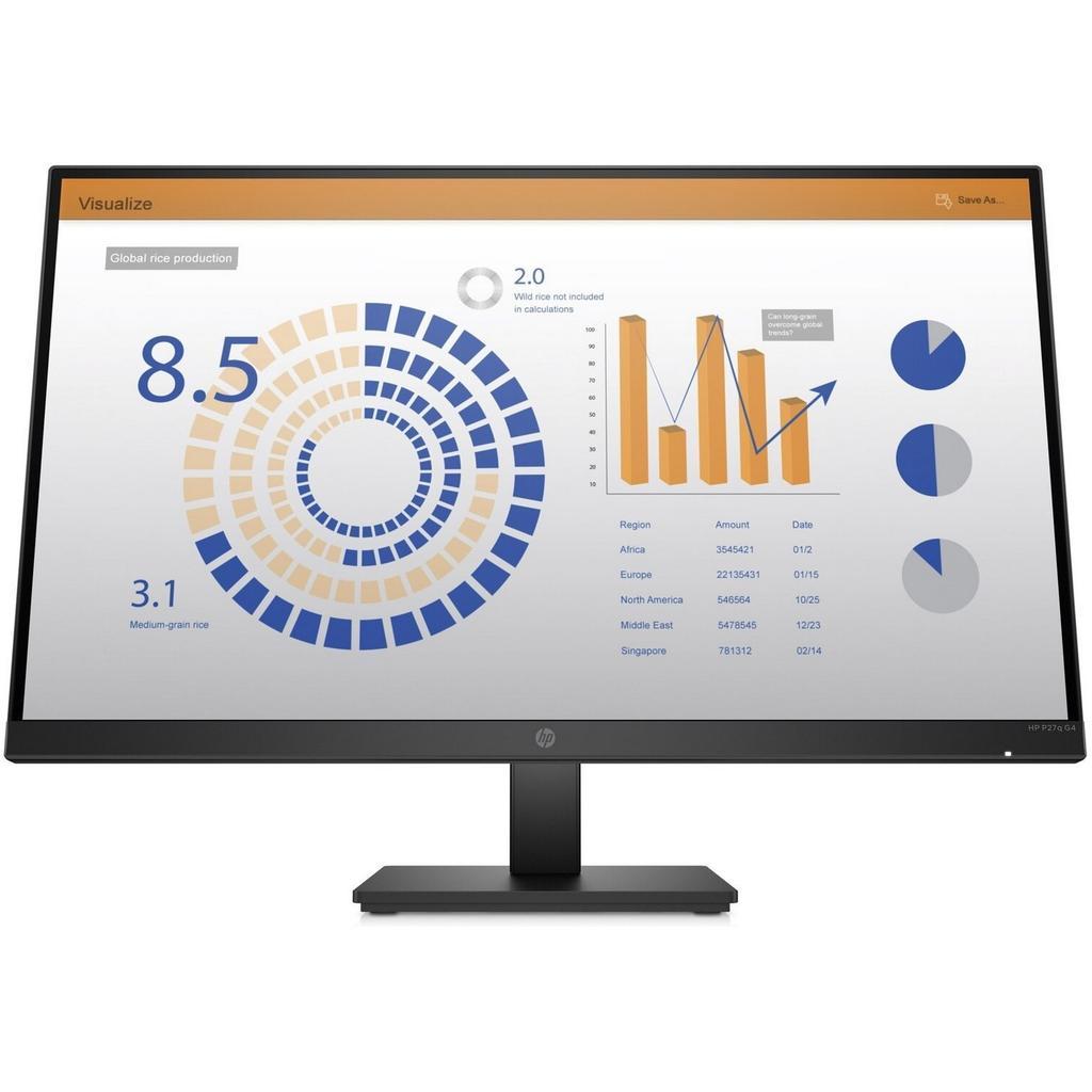 Écran 27" Led Qhd HP P27Q G4