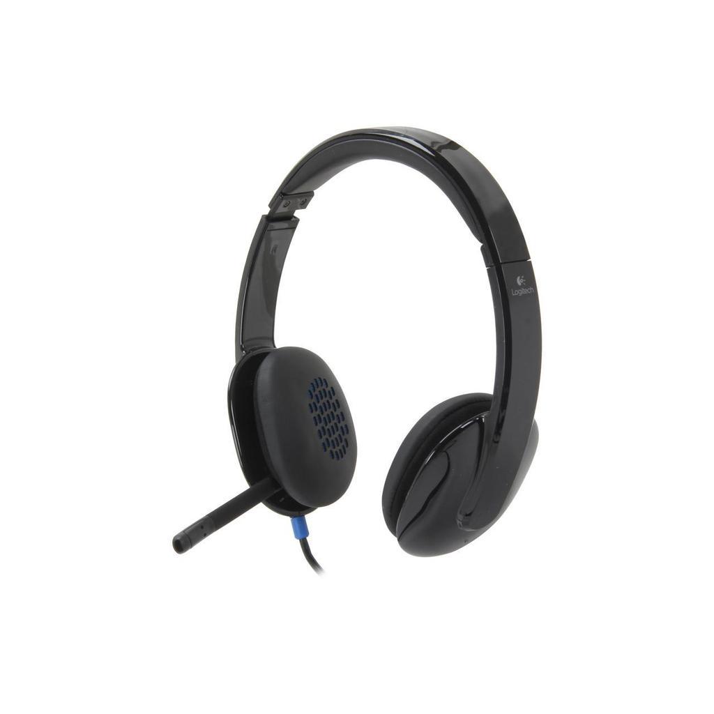 Logitech H540 Noise cancelling Headphone with microphone - Black | Back ...
