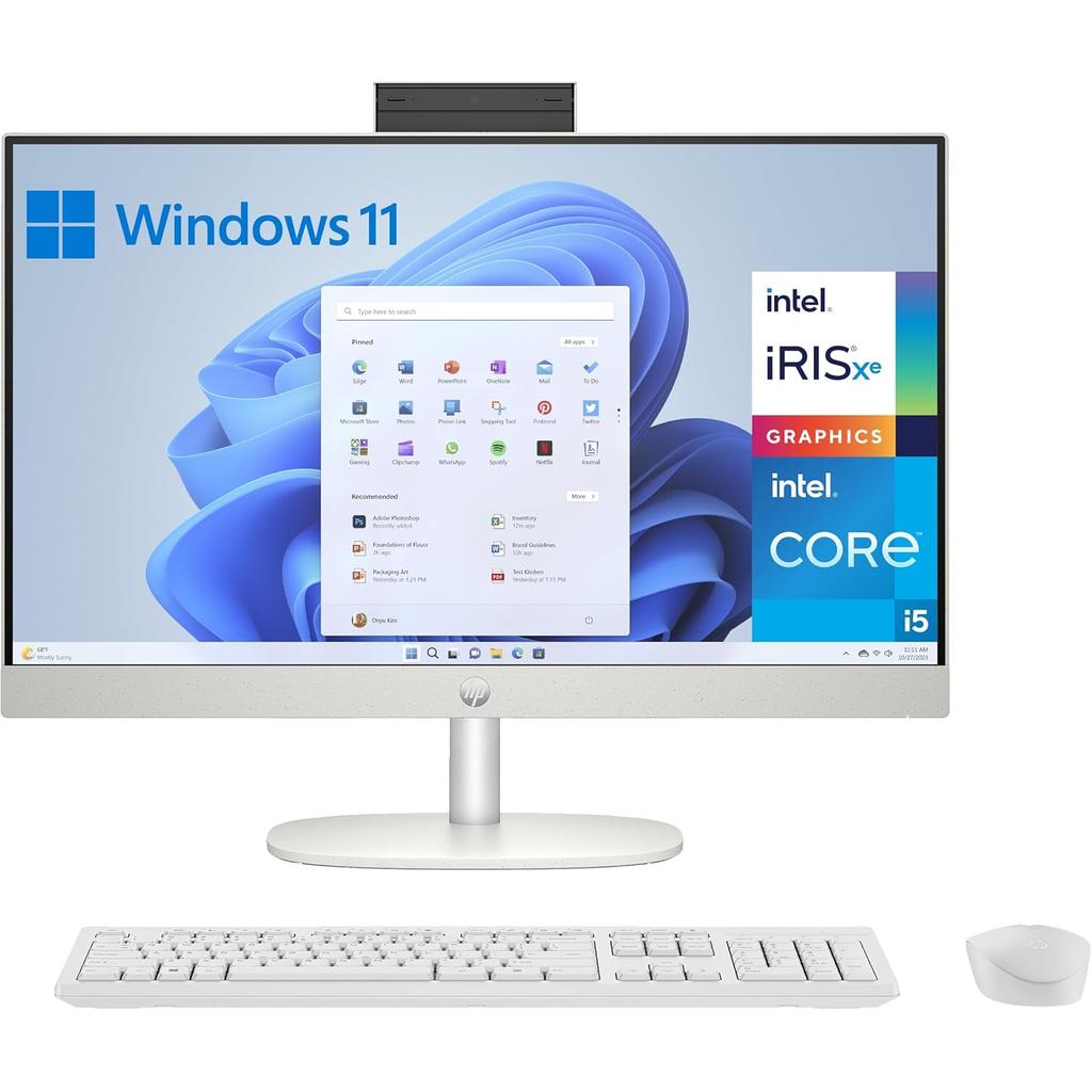 HP 24-Cr0010Ss 24" Core i5 1.3 Ghz - SSD 512 Gb - 16Gb Qwertz - Allemand