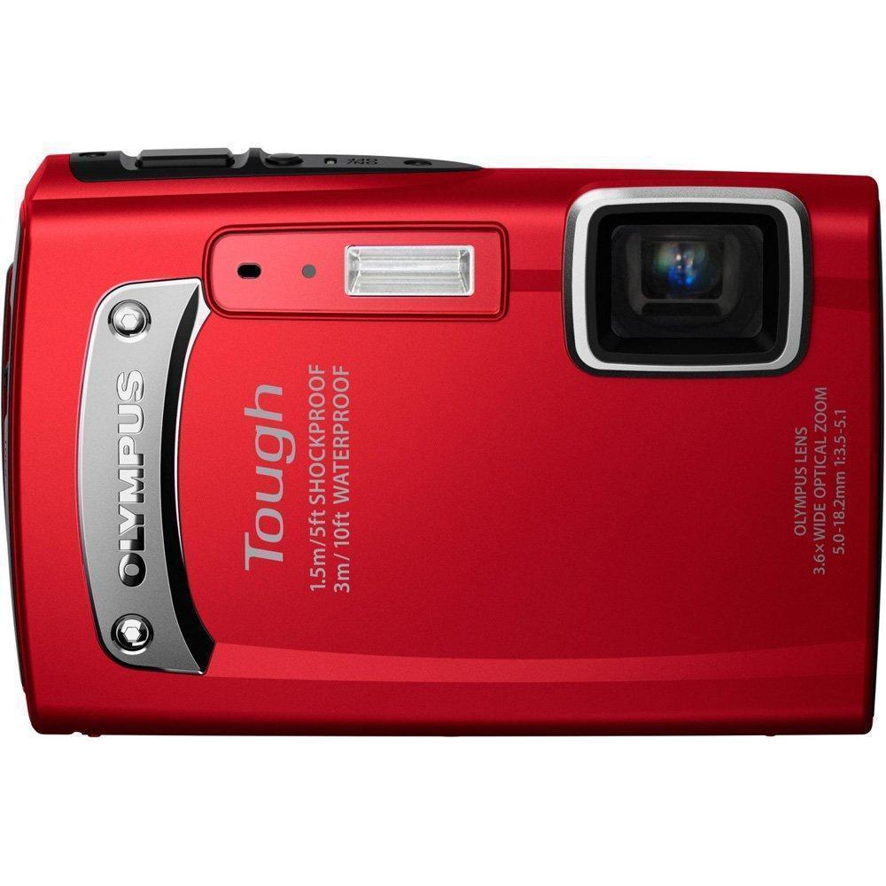 Compact Tg-310 - Rouge + Olympus Lens 28-102Mm F/3.9-5.9 F/3.9-5.9