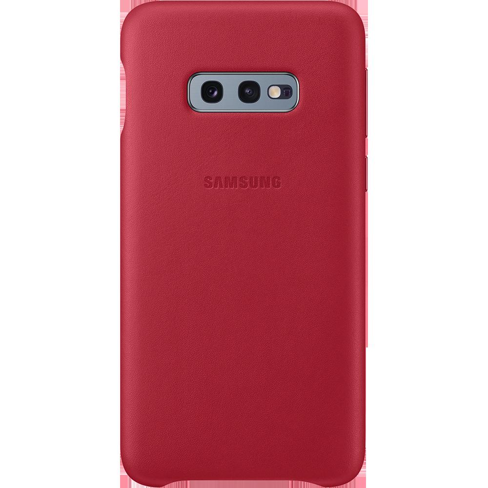 Coque Samsung Galaxy S10e G970 - Cuir - Rouge