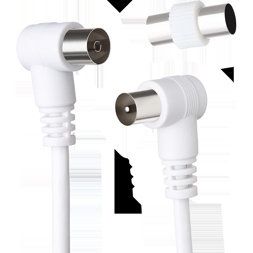 Accesoire TV Force Power Lite Cable TV Coaxial 9.52Mm 5M Male/Female